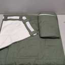 StangH Sage Green Velvet Curtains 80 inches 2 Panels - Thermal Insulated Light Blocking Privacy Drapes for Bedroom/Living Room/Dining Room/Home Office, W50 x L80