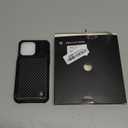 Vinich for iPhone 15 Pro Max Wallet Case with Card Holder, RFID Blocking Credit Slots Kickstand Shockproof Phone Cover Fit for iPhone 15 Pro Max 6.7" Carbon Black