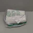 Set of 2 Pure White Linen Drum Lamp Shade 13" Top x 13" Bottom x 10" High (Spider) Contemporary Lamp Shades for Table Lamps & Bedside Lamps Replacement Lampshade - GO&SO - Assembly is Required