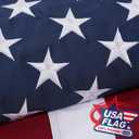 4x6 American Flag for Outside, Embroidered Super Heavy Duty USA Flags for 250th Anniversary Outdoor, the United US Flag with 2 Brass Grommets 4th of July Memorial Day