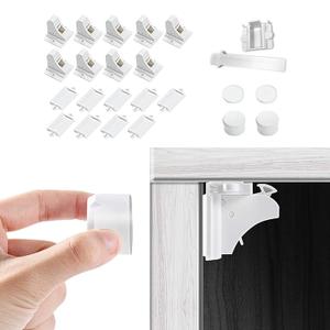 Vmaisi Baby Proofing Magnetic Cabinet Locks (9 Locks and 2 Keys) (Standard)