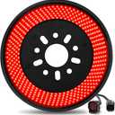 Spare Tire Brake Light, 3rd Third Brake Light Plug & Play, 405PCS LED Rear Wheel Light Super Bright Tail Light Red Ring Brake Light for 2007-2018 Jeep Wrangler JK JKU Accessories