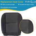 Priprilod 5PCS Replacement Cloth Seat Covers Compatible with Chevy Silverado GMC Sierra Yukon 1500 2500HD 3500HD 2007-2014 - Driver & Passenger Bottom & Top Lean Back Cover with Foam Cushion