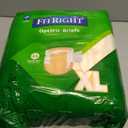 Medline FITULTRAXXLZ FitRight Ultra Briefs, XX-Large (Pack of 20) (Orange, XL)