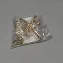 CASDRE Gold Hair Clips Large Metal Claw Clips for Women (Pack of 2)