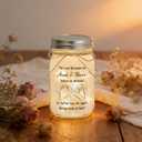 Aunt Gifts from Niece, Aunt and Niece Mason Jar Night Light | Christmas Mother's Day Birthday Gifts for Best Aunt