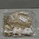 Poen Christmas Tree Topper Hat Shiny Sequins Top Hat with Bow Lengthened Ribbon Tree Topper Santa Christmas Decorations for Xmas Gift Ideas Holiday Winter Party Ornament Supplies(Gold)