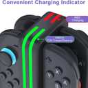 Switch 2 Joycon Charger 4 in 1 Switch 2 Charging Dock Only for Switch2 Joycon Controller, Portable & Detachable