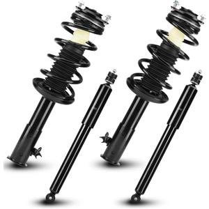 Front and Rear Complete Strut Assembly Shock Absorber Fits for Honda Civic Sedan 2006-2011, for Acura CSX 2006-2011. Replace 172287 172286 5609, 4PCS