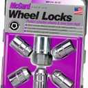 MCGARD 24538 Chrome Cone Seat Wheel Lock (1/2"-20 Thread Size) - Set of 5