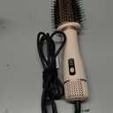 High Speed Hair Blow Dryer Brush - 3X Faster Drying Ionic Blowout Styler 5-in-1 Brush for Anti-Frizz, Straight Hair, Curls Volumizing Blowouts Ceramic Titanium Barrel with Smoothing Comb Negative Ion