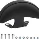 Mokuo Motorcycle Rear Backrest Driver Backrest in Soft Sponge Material Compatible with Chinese GY6 Scooter Mopeds Jonway Sunl