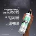 Redken Curl Refreshing Spray For Curly and Coily Hair - Hydrates & Defines up to 7th-Day Curls, Silicone-Free