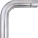 A-KARCK Exhaust 90 Degree Tube 2.25" OD, Mild Steel Exhaust Pipe Mandrel Bend, Custom Your Own Exhaust System