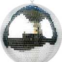 Disco Ball 12-Inch Large Hanging Mirror Ball Disco Ball Decor for Disco Party Decorations, Weddings, Events, Disco Christmas Decor, and Home Celebrations
