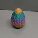 12inch 3D Printed Dragon Egg, Mystery Crystal Dragon Fidget Toys, Articulated Dragon, Home Desk Decor Easter Surprise Dinosaur Eggs, Adults Fidget Toys for Autism/ADHD (Rainbow)