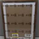 Solid Wood 14x18 Frame - Single Frame, Rustic Walnut 14 x 18 Poster Frame with Mat for 12x16, Picture Frames for Artwork, Puzzles, Photos and Movie Posters