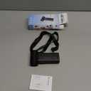 JISULIFE Portable Handheld Fan Life9, Turbo Power High Speed Air [18H Max Cooling Time], 5 Gear Wind, 5000mAh Rechargeable, Mini Pocket Design, Personal Fan for Travel Concerts Camping Makeup - Black