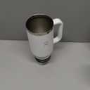 Hydro Flask 24 Oz Travel Tumbler with Handle, Clear Lid and Straw - Insulated Stainless Steel (40 Ounces, White)