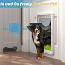 3-Flap Extra Large Dog Door Replacement Flap with Screws | Compatible with PetSafe Freedom PAC11-11040, Extreme Weather, Durable Flexible Replacement Flap, Fits 13 1/8" x 24 7/8" Doors