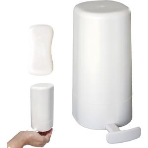 Soap Grinder Box with Built-in Blade - Hygienic, Wall-Mountable Soap Holder with Adjustable Powder Dispensing for Home - No Wet Soap, Compact & Practical