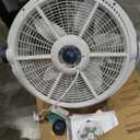 Lasko WINDMACHINE 20" High Velocity Floor Fan with 3 Speeds, 360 Directional Airflow, Portable Air Circulator Fan for Home, Garage & Workshop, Fully Assembled, Gray, 3301, 25.1 in. High