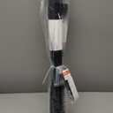 Retractable Baby Gates with Door 55" Wide Retractable Dog Gate with Pet Door Outdoor Retractable Gate for Dogs Mesh Baby Gate Retractable Pet Gate with Cat Door Retractable Child Gates for Doorways (Black)