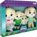 4 Piece Family Pack- Bunny Family- Super Soft Little Plush Characters, perfect for little hands- Kid-Friendly, Materials