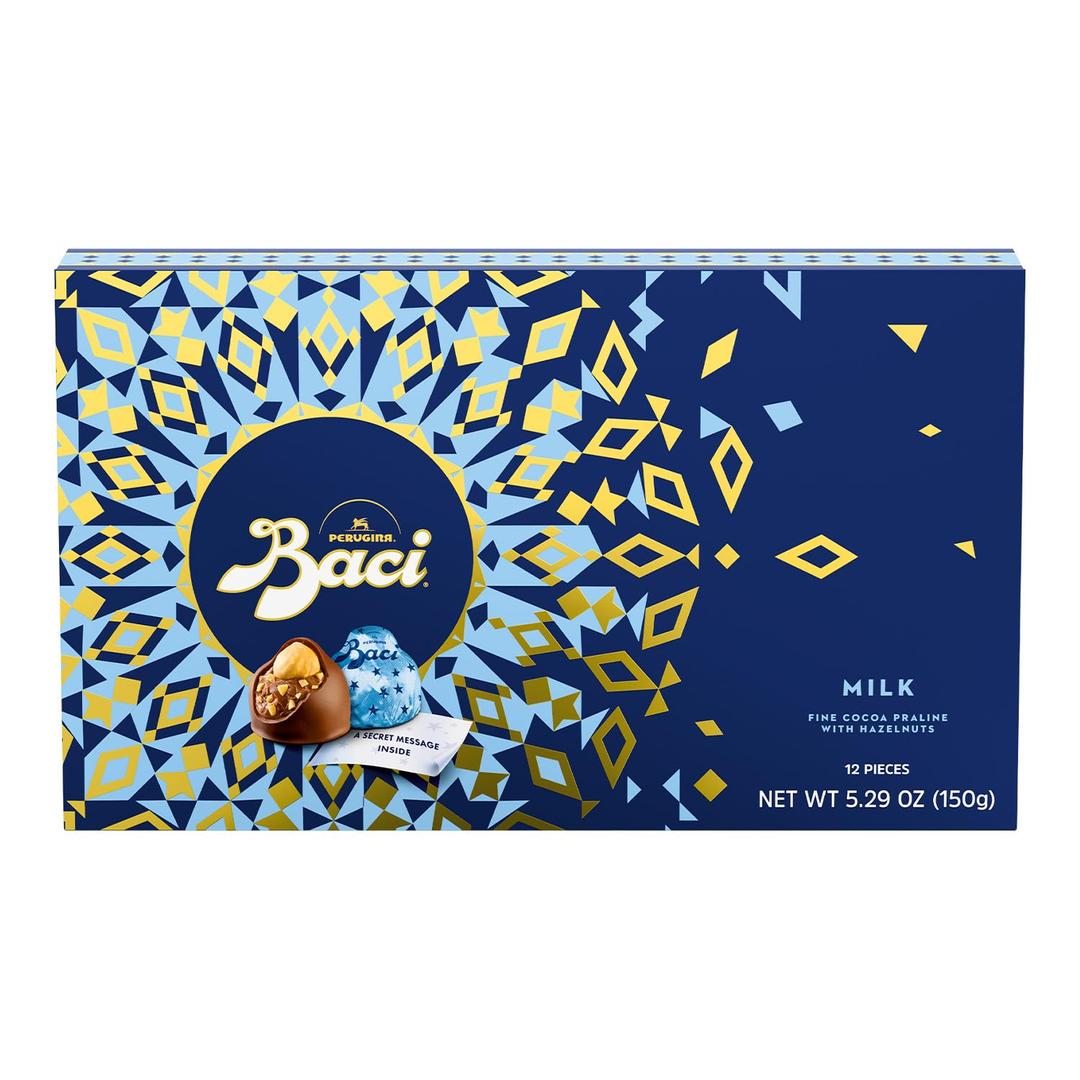 Perugina Baci Milk Chocolates, 5.29 oz, 12 Count (EXP 12/31/25)