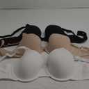 Fruit of the Loom Women's Smooth Cotton T-Shirt Bra Pack - Ultra-Soft, Flexible, and Invisible Under Tees 38B
