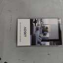 AOSKY Blackout Roller Shades Cordless Blinds for Windows, Free-Stop Shades with Valance, Thermal Insulated Fabric, UV Protection, Natural Woven Blinds for Home and Office