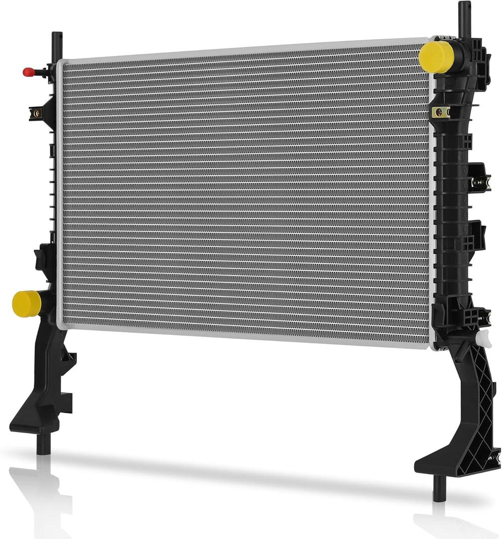 DWVO Radiator Compatible with 2015 2016 2017 2018 2019 2020 2021 202 2023 2024 Ford Mustang L4 2.3L CU13488