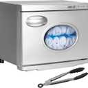 ROMECH 23L Hot Towel Warmer Cabinet, Professional Towel Heater with LED Temperature Display Setting, Extra Large Capacity Towel Warmers for Spa Massage Salon Home (Silver)