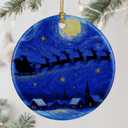3 x Starry Night Ornament  Christmas Ornament, Christmas Tree Decor, & Perfect Holiday Decor | Art Lover Gift, Gifts for Friends and Family