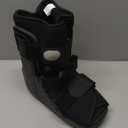 Jewlri Air Walking Boot, Fracture Boot Short Walker Protection Fits Left or Right Foot Ankle Support for Injuries Fractures Sprains Black M