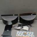 FOLKSMATE Modern LED Wall Sconces, 3000K Warm White Hardwired Wall Lights Set of 2, 10W Up and Down Wall Mount Light, Matte Black Indoor Sconces Wall Lighting