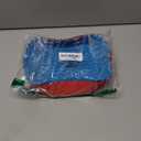 2 PCS Square Silicone Air Fryer Liners - 8 Inch Reusable Air Fryer Pot - Air Fryer Accessories - Air Fryer Inserts for 4 to 7 QT Oven Microwave Accessories (Red + Blue)