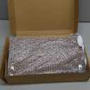 OurWarm Wall Mounted Key Holder/Hangers for Wall Decorative with 5 Key Hooks, Wooden Mail Rack Organizer with Shelf, Rustic Home Decor for Entryway Mudroom Hallway Office, Brown