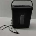 Amazon Basics 8-Sheet Cross Cut Paper Shredder and Credit Card Shredder - Black