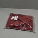 KKJIAF Ruffle Pillow Cases Standard Size Set of 2, Ruffled Pillow Covers with Envelope Closure, Wrinkle Resistant Ruffled Pillow Shams 20" x 26", Burgundy