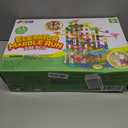 JOYIN 236Pcs Glowing Marble Run with Motorized Elevator- Construction Building Blocks Toys with 30 Glow in The Dark Plastic Marbles, STEM Toy for Boys and Girls, Birthday Gift, Easter Basket Stuffers