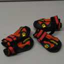 DcOaGt Dog Boots Waterproof Dog Shoes for Small Medium Large Puppy with Reflective Straps Anti-Slip Sole,Paw Protector Dog Booties for Hot Pavement Winter Snow Rain Hiking 4PCS Red (Size 5:for paw width 2.4-2.6 inches (Pack of 4))