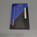 Gunmjo Golf Pudding PBT Doubleshot Keycaps for Gaming Keyboard with Cherry MX Switches, Spherical PBT Keycaps for Backlit Mechanical Keyboard, OEM Profile 111 Keys with 6.25U Space Bar, Black Color