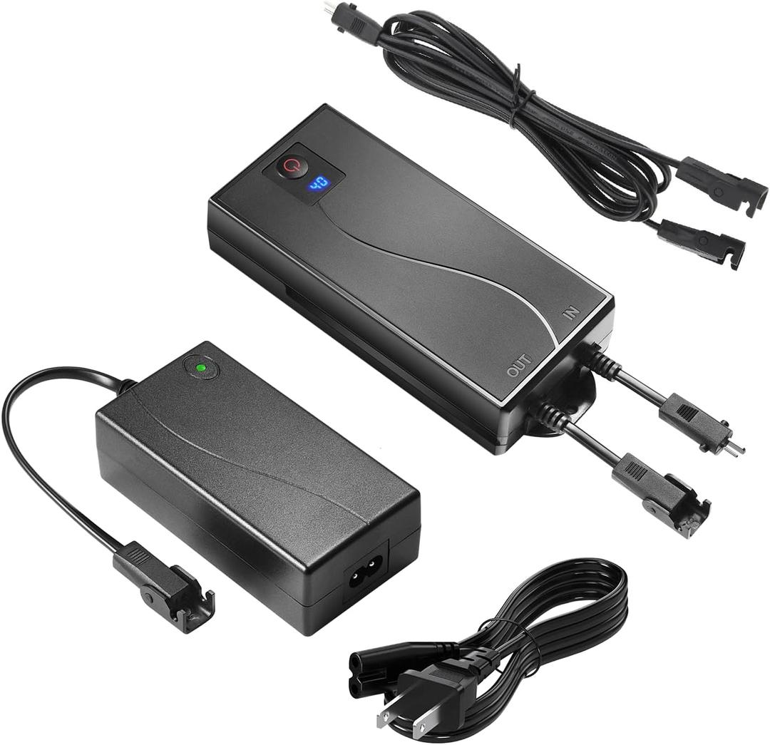 Battery Pack for Reclining Furniture with Charger, Universal 2500mAh Recliner Battery Pack Rechargeable with LED Display for Electric Recliner, Sofa, Couch, Lift Chair, 2 Pin Motion Furniture