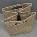 OIAHOMY Storage Cubes, 11 Inch Cube Organizer, Collapsible Storage Bins, Baskets for Organizing, Bins for Shelves-Brown, 2-PACK