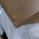 Plank+Beam Modern Rectangular Side Table, Slim Side Table for Living Room, Narrow Nightstand for Small Spaces, Wood End Table for Bedroom, Pecan Wirebrush