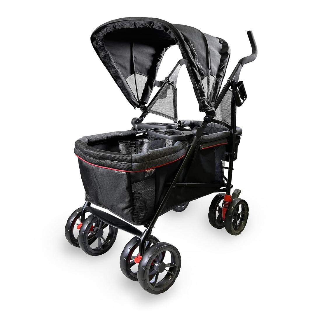 Summer Infant 3Dlite Wagon Convenience Stroller - Lightweight Stroller Wagon for Infants and Toddlers, Red and Black Summer Infant 3Dlite Wagon Convenience Stroller - Lightweight Stroller Wagon for Infants and Toddlers, Red and Black
