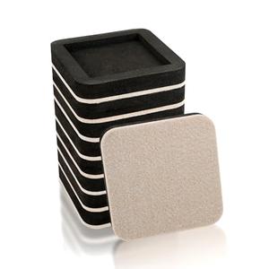 Upgraded Felt Furniture Sliders for Hardwood Floors – 8 PCS 4" Furniture Movers Sliders with Unique Groove Design, Easily Move Any Item While Protect The Floor