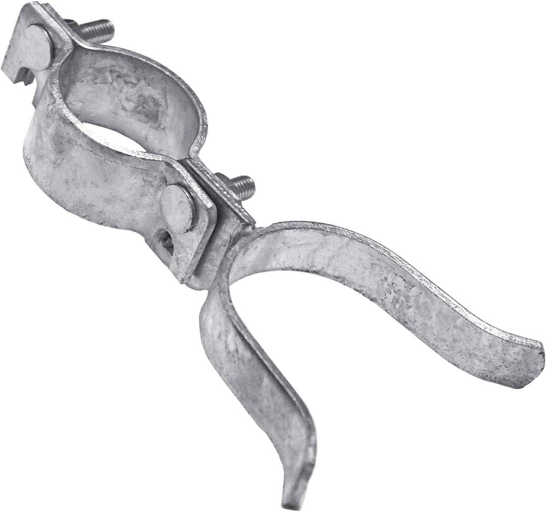 1-7/8" x 2-7/8" Chain Link Fence Gate Fork Latch - Fence Gate Latch - Galvanized Fence Gate Latch with Hole for Padlock