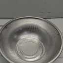 Colander Stainless Steel 5-Quart, Strainer for Kitchen Food, Dishwasher Safe